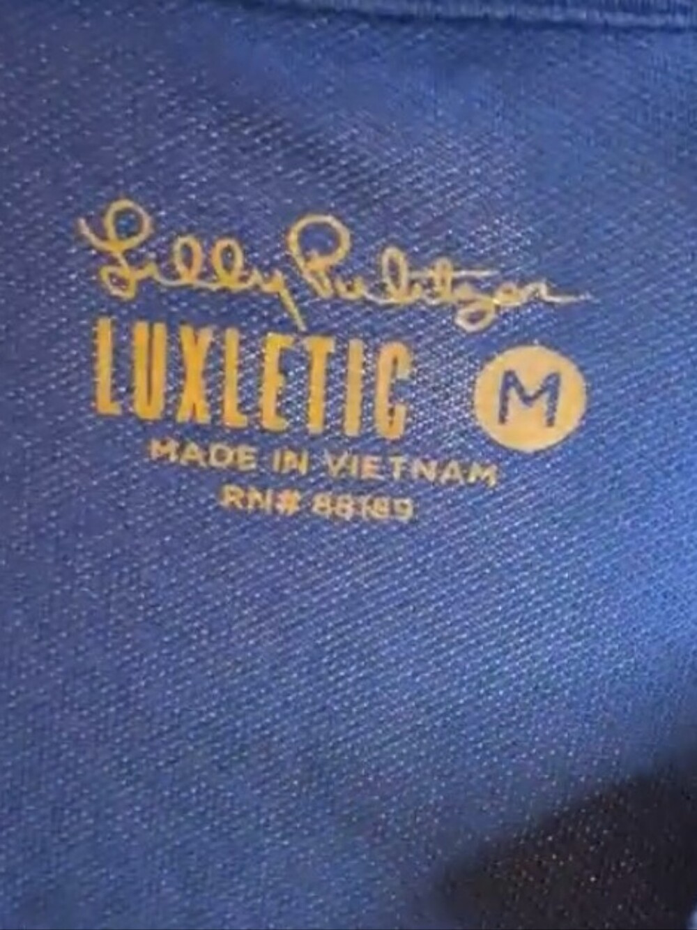 Lilly Pulitzer Luxletic Hutton Polo Dress Golf Tennis Size Med - Picture 9 of 9